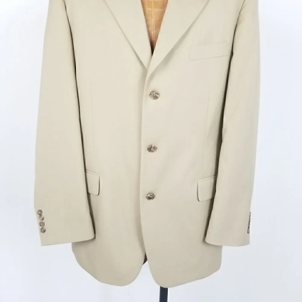 Brooks Brothers Brookscool Poplin Khaki Sport Coat